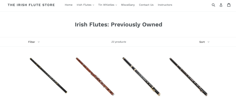 Where to Find Irish Flutes for Sale