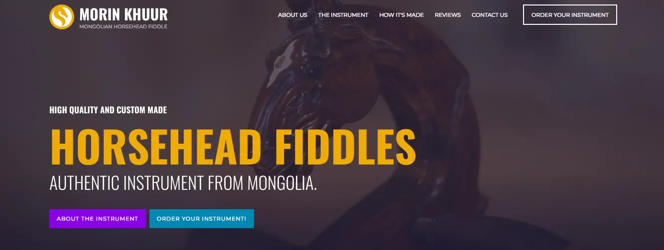 Where to Find a Morin Khuur For Sale