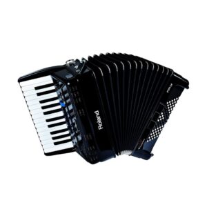 Roland FR-1X Premium V-Accordion Lite with 26 Piano Keys and Speakers, Black
